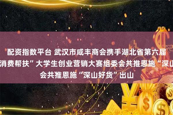 配资指数平台 武汉市咸丰商会携手湖北省第六届“乡村振兴 消费帮扶”大学生创业营销大赛组委会共推恩施“深山好货”出山